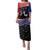 Funny Ice Cream 1776 Drip Personalized Family Matching Puletasi and Hawaiian Shirt American Flag 4th Of July