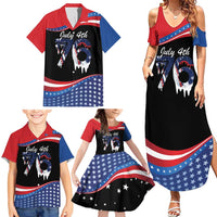Funny Ice Cream 1776 Drip Personalized Family Matching Summer Maxi Dress and Hawaiian Shirt American Flag 4th Of July