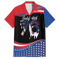 Funny Ice Cream 1776 Drip Personalized Family Matching Tank Maxi Dress and Hawaiian Shirt American Flag 4th Of July