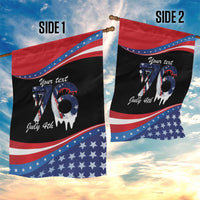 Funny Ice Cream 1776 Drip Personalized Garden Flag American Flag 4th Of July