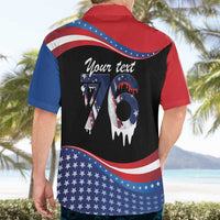 Funny Ice Cream 1776 Drip Personalized Hawaiian Shirt American Flag 4th Of July