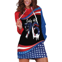 Funny Ice Cream 1776 Drip Personalized Hoodie Dress American Flag 4th Of July