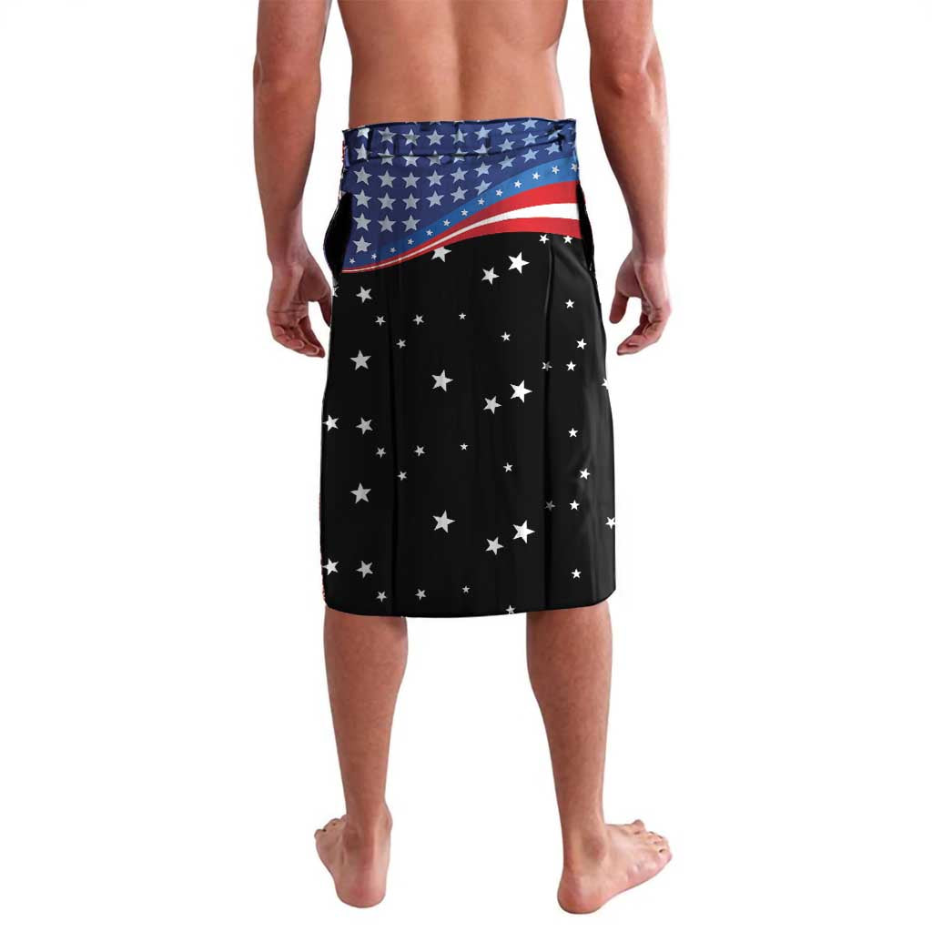 Funny Ice Cream 1776 Drip Personalized Lavalava American Flag 4th Of July