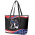 Funny Ice Cream 1776 Drip Personalized Leather Tote Bag American Flag 4th Of July