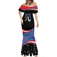 Funny Ice Cream 1776 Drip Personalized Mermaid Dress American Flag 4th Of July