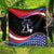 Funny Ice Cream 1776 Drip Personalized Quilt American Flag 4th Of July