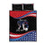 Funny Ice Cream 1776 Drip Personalized Quilt Bed Set American Flag 4th Of July
