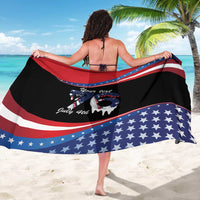 Funny Ice Cream 1776 Drip Personalized Sarong American Flag 4th Of July