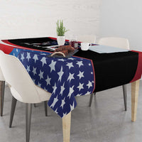 Funny Ice Cream 1776 Drip Personalized Tablecloth American Flag 4th Of July