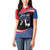 Funny Ice Cream 1776 Drip Personalized Women Polo Shirt American Flag 4th Of July