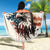 Happy Fourth of July Personalized Beach Blanket Bald Eagle USA Independence Day