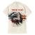 Happy Fourth of July Personalized Family Matching Off The Shoulder Long Sleeve Dress and Hawaiian Shirt Bald Eagle USA Independence Day