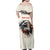 Happy Fourth of July Personalized Family Matching Off Shoulder Maxi Dress and Hawaiian Shirt Bald Eagle USA Independence Day