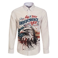 Happy Fourth of July Personalized Family Matching Puletasi and Hawaiian Shirt Bald Eagle USA Independence Day