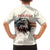 Happy Fourth of July Personalized Family Matching Summer Maxi Dress and Hawaiian Shirt Bald Eagle USA Independence Day