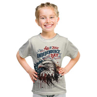 Happy Fourth of July Personalized Kid T Shirt Bald Eagle USA Independence Day