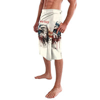 Happy Fourth of July Personalized Lavalava Bald Eagle USA Independence Day