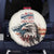 Happy Fourth of July Personalized Spare Tire Cover Bald Eagle USA Independence Day