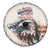 Happy Fourth of July Personalized Spare Tire Cover Bald Eagle USA Independence Day