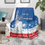 History Began 4th of July Personalized Blanket Statue of Liberty US Flag