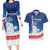 History Began 4th of July Personalized Couples Matching Long Sleeve Bodycon Dress and Hawaiian Shirt Statue of Liberty US Flag