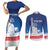 History Began 4th of July Personalized Couples Matching Short Sleeve Bodycon Dress and Long Sleeve Button Shirt Statue of Liberty US Flag
