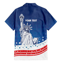 History Began 4th of July Personalized Family Matching Mermaid Dress and Hawaiian Shirt Statue of Liberty US Flag
