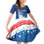 History Began 4th of July Personalized Family Matching Off Shoulder Short Dress and Hawaiian Shirt Statue of Liberty US Flag