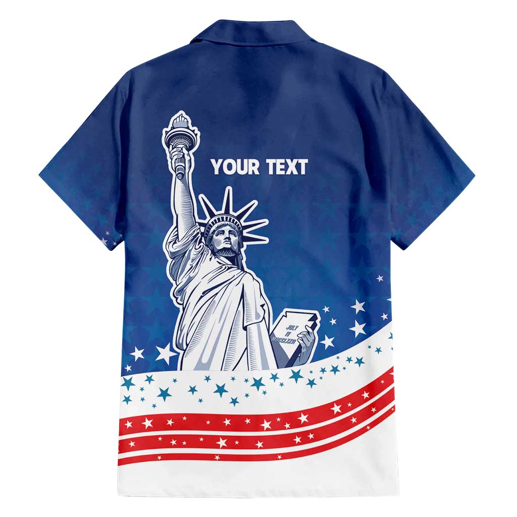 History Began 4th of July Personalized Family Matching Puletasi and Hawaiian Shirt Statue of Liberty US Flag