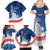 History Began 4th of July Personalized Family Matching Summer Maxi Dress and Hawaiian Shirt Statue of Liberty US Flag