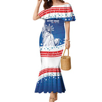 History Began 4th of July Personalized Mermaid Dress Statue of Liberty US Flag