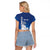 History Began 4th of July Personalized Raglan Cropped T Shirt Statue of Liberty US Flag