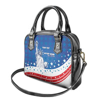 History Began 4th of July Personalized Shoulder Handbag Statue of Liberty US Flag