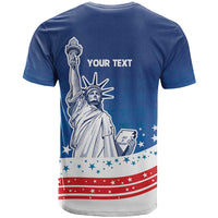 History Began 4th of July Personalized T Shirt Statue of Liberty US Flag
