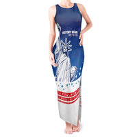History Began 4th of July Personalized Tank Maxi Dress Statue of Liberty US Flag