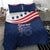 July 4th 1776 American Flag Vintage Personalized Bedding Set USA Independence Day