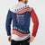 July 4th 1776 American Flag Vintage Personalized Button Sweatshirt USA Independence Day