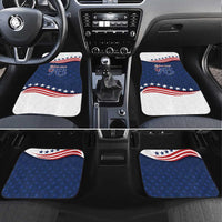 July 4th 1776 American Flag Vintage Personalized Car Mats USA Independence Day