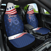 July 4th 1776 American Flag Vintage Personalized Car Seat Cover USA Independence Day
