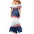 July 4th 1776 American Flag Vintage Personalized Family Matching Mermaid Dress and Hawaiian Shirt USA Independence Day