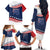 July 4th 1776 American Flag Vintage Personalized Family Matching Off The Shoulder Long Sleeve Dress and Hawaiian Shirt USA Independence Day