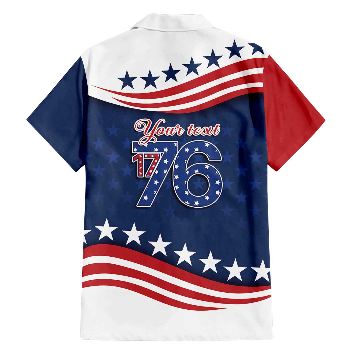 July 4th 1776 American Flag Vintage Personalized Family Matching Off The Shoulder Long Sleeve Dress and Hawaiian Shirt USA Independence Day