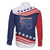 July 4th 1776 American Flag Vintage Personalized Family Matching Off The Shoulder Long Sleeve Dress and Hawaiian Shirt USA Independence Day
