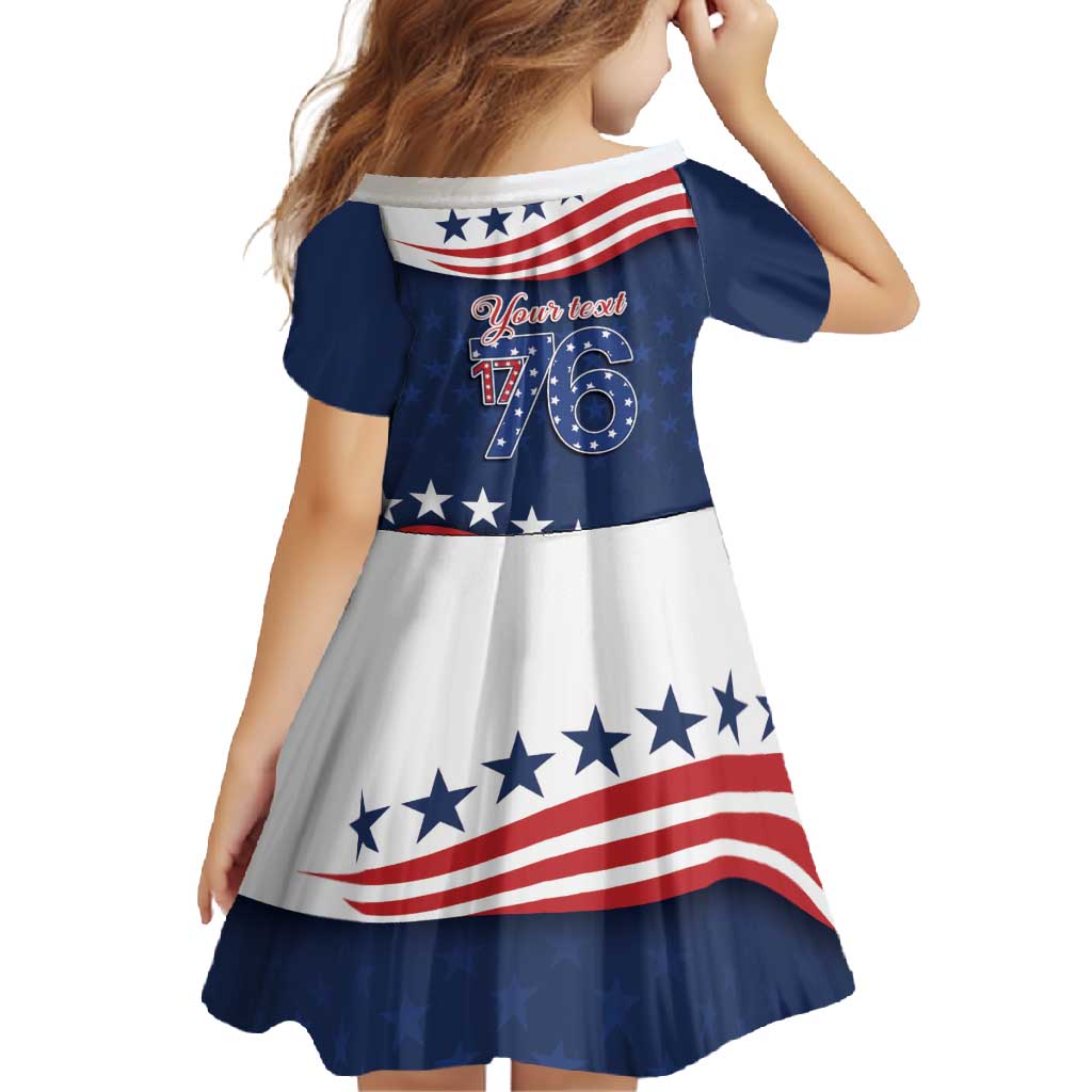July 4th 1776 American Flag Vintage Personalized Family Matching Off Shoulder Maxi Dress and Hawaiian Shirt USA Independence Day
