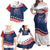 July 4th 1776 American Flag Vintage Personalized Family Matching Off Shoulder Maxi Dress and Hawaiian Shirt USA Independence Day