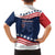 July 4th 1776 American Flag Vintage Personalized Family Matching Off Shoulder Short Dress and Hawaiian Shirt USA Independence Day