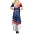 July 4th 1776 American Flag Vintage Personalized Family Matching Summer Maxi Dress and Hawaiian Shirt USA Independence Day