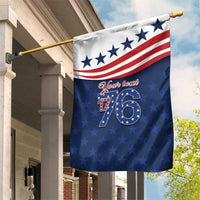 July 4th 1776 American Flag Vintage Personalized Garden Flag USA Independence Day