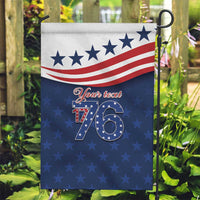 July 4th 1776 American Flag Vintage Personalized Garden Flag USA Independence Day