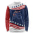 July 4th 1776 American Flag Vintage Personalized Long Sleeve Shirt USA Independence Day